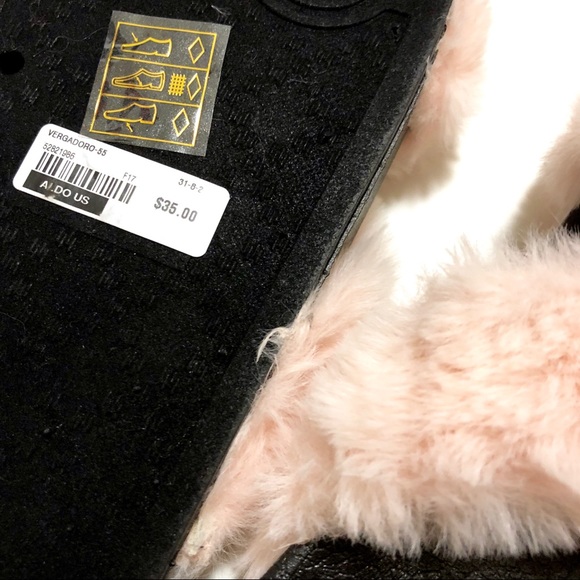 🌸SALE🌸 Brand new ALDO Fur Slides - Picture 4 of 7